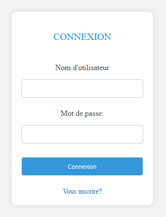 Connexion